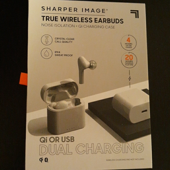 New Sharper Image True Wireless Earbuds - Picture 2 of 5